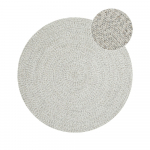 Valge/beež &uuml;mmargune v&auml;livaip &oslash; 150 cm - NORTHRUGS