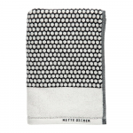 Must-valge puuvillane r&auml;tik komplektis 2 tk 40x60 cm Grid - Mette Ditmer Denmark