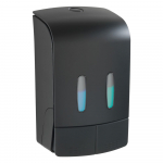 Must seinale paigaldatav plastist seebidosaator 0,96 l Tartas - Wenko