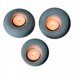 Betoonist k&uuml;&uuml;nlajalad 3 tk komplektis Donut - Mioli Decor