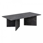 Tumepruun marmorist diivanilaud 70x140 cm Vega - Actona