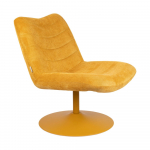 Ookerkollane sametist tugitool Bubba - Zuiver