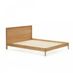 Tammepuidust kaheinimesevoodi koos voodip&otilde;hjaga 180x200 cm Lenon - Kave Home