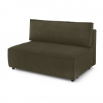 Heleroheline velvetist diivanimoodul, keskosa Nihad modular - Bobochic Paris