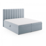 Helesinine vedruvoodi koos panipaigaga 180x200 cm Gina - Milo Casa