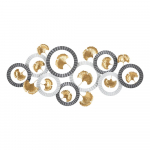 Metallist seinakaunistus 126x58 cm Arty - Mauro Ferretti