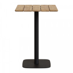 Akaatsiaplaadiga baarilaud 70x70 cm Saura - Kave Home