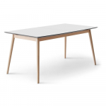 Valge kokkupandav s&ouml;&ouml;gilaud 100x210 cm Meza - Hammel Furniture