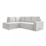 Valge velvetist diivanvoodi Brave Dave - Miuform