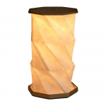 Pruun LED laualamp (k&otilde;rgus 18 cm) Twist Hexagon - Gingko