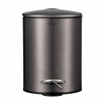 Tumepruun terasest pedaaliga pr&uuml;gikast 3 l Tubo - Blomus