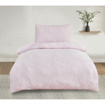 Roosa žakaar-voodipesu &uuml;heinimesevoodile 140x200 cm Boston - My House