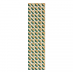 Kollakas-roheline koridorivaip 60x230 cm Carlos Circle Geo - Flair Rugs