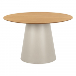 &Uuml;mmargune tammespoonist s&ouml;&ouml;gilaud &oslash; 120 cm Soli - Actona