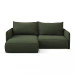 Roheline diivanvoodi hoiunurgaga diivan (vasakpoolne nurk) Nanea - Makamii