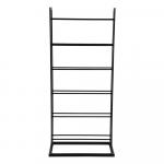 Must metallist seinale paigaldatav veiniriiul, 5le pudelile 38x84,5x20 cm Single Floor - PT LIVING
