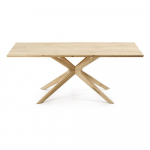 S&ouml;&ouml;gilaud tammespoonist pealispinnaga 100x200 cm Armande - Kave Home