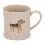 Beež kivikeraamikast kruus 225 ml Dog - Sass & Belle