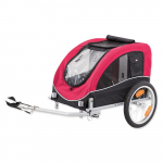 Punane koerte jalgrattahaagis 68x75 cm Trixie M - Plaček Pet Products