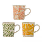 Kivikeraamikast cappuccino tassid 3tk komplektis 205 ml Fauni - Bloomingville