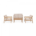 Akaatsiapuidust aiam&ouml;&ouml;bli komplekt neljale Danubio - Bizzotto