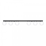 Must laevalgusti klaasist varjuga &oslash; 12 cm Umerta - Sollux