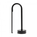 Must metallist LED-laualamp (k&otilde;rgus 30 cm) Bow - Kave Home