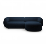 Sinine sametist nurgadiivan (parem nurk) Kate - Micadoni