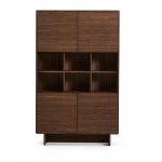 Tumepruun kapp 100x163x40 cm Norlen - Kave Home