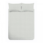 Roheline 3-osaline voodipesu 200x200 cm Bamford Gingham Check - Catherine Lansfield