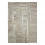 Hallikasbeež k&auml;sitsi kootud villane vaip 160x230 cm Lira - Flair Rugs