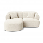 Beež velvetist nurgadiivan (vasak nurk) Campi - Cosmopolitan Design