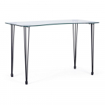 T&ouml;&ouml;laud klaasist pealispinnaga 60x120 cm Rondo - Bizzotto