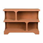 Terrakota raamaturiiul 120x85x37 cm Dundee - Dutchbone