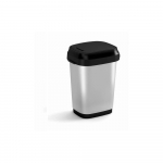 Pealeastuv h&otilde;bedane plastpr&uuml;gikast 10 l Dual Swing Bin Style S - KIS