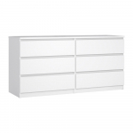 Valge kummut 154x76x50 cm Naia - Tvilum