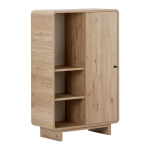 Tammepuust heledas naturaalses v&auml;rvitoonis kapp 70x110x34 cm Torina - Nordure