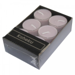 Komplekt 12 roosa teek&uuml;&uuml;nla, p&otilde;lemisaeg 4 h Silea - Ego Dekor