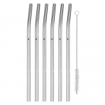 6 roostevabast terasest k&otilde;rrega koos puhastusharjaga komplekt Profi, pikkus 24 cm - WMF