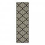 Must-valge jooksja , 80 x 250 cm Basic Nordic - Hanse Home