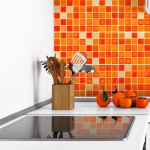 9 dekoratiivse seinakleebise komplekt Mosaiigid, 10 x 10 cm - Ambiance