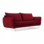 Punane sametkattega diivan , 160 cm Florence - Cosmopolitan Design