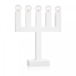 Valge k&uuml;&uuml;nlajalg, k&otilde;rgus 40 cm Agne - Marksl&ouml;jd