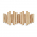 Naturaalset v&auml;rvi m&auml;nnipuidust seinakinnitus Picket - Umbra