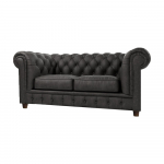 Antratsiitne sametne diivan 184 cm Cambridge - Ropez