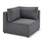 Tumehall velvetist diivanimoodul Nihad modular - Bobochic Paris