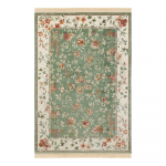 Roheline-kreem viskoosist vaip 195x300 cm Oriental - Nouristan
