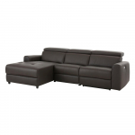 Tumepruun kunstnahast nurgadiivan (vasakpoolne nurk) Capena - St&oslash;raa