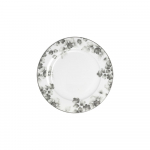 Valged-helehallid portselanist magustoidutaldrikud 6tk komplektis &oslash; 19 cm Foliage gray - Villa Altachiara