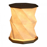 Must LED laualamp (k&otilde;rgus 18 cm) Twist Hexagon - Gingko
